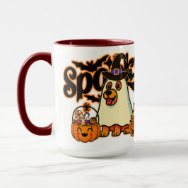 Caneca de Cachorro Engraçada e Assustadora de Hall