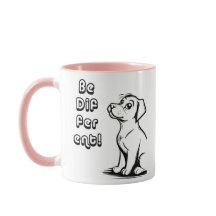 Caneca de Cachorro Inteligente Seja Diferente – An
