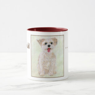 Caneca de Cachorro Morkie Fofo