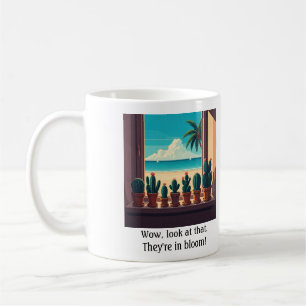Caneca de cacto para praias