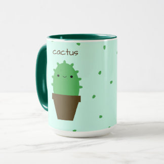 Caneca de Cactus kawaii