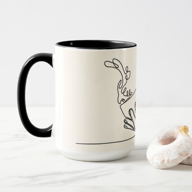 caneca de café (Com Donut)