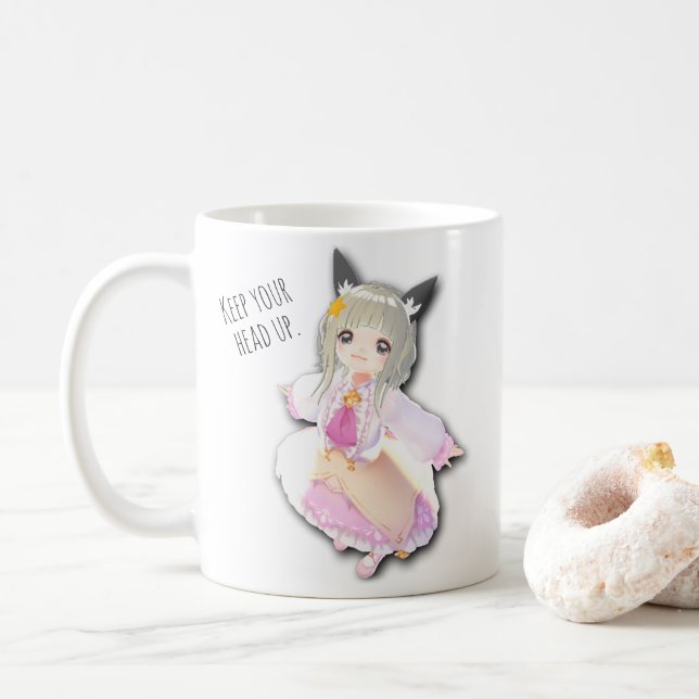 Caneca De Café ち/び de chibicho か げ マ グ (Com Donut)