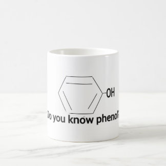 CANECA DE CAFÉ フェノール構造式カップ