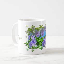 CANECA DE CAFÉ ホテイアオイ(花) コーヒーマグカップ