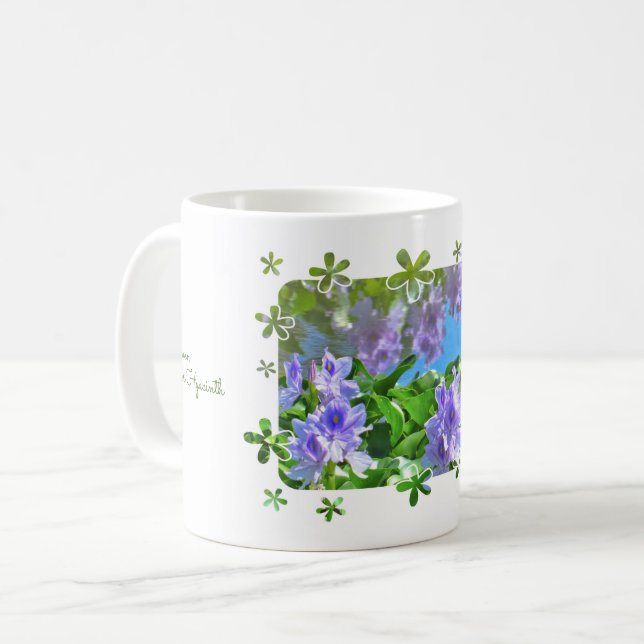 CANECA DE CAFÉ ホテイアオイ（花） コーヒーマグカップ (Frente Esquerda)