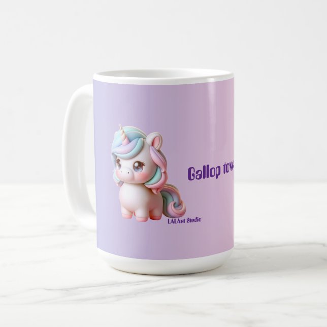 CANECA DE CAFÉ ユニコーン (Frente Esquerda)