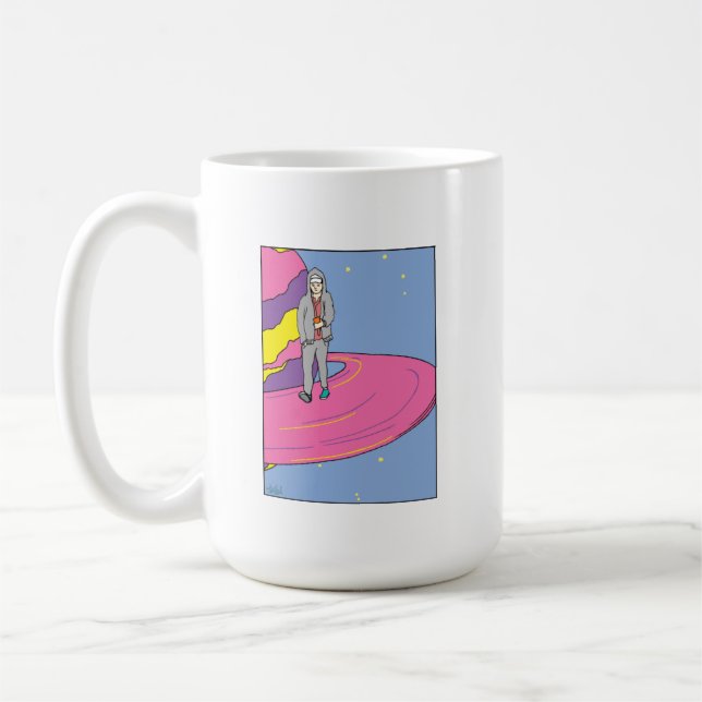 CANECA DE CAFÉ 今夜も土星が綺麗だぜ (Esquerda)