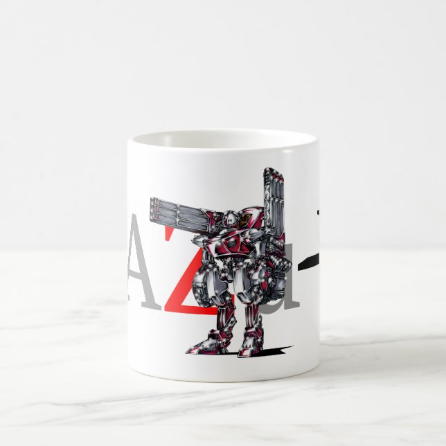 CANECA DE CAFÉ 作品番号00010　「高出力荷粒子砲3連装2基装備の砲兵機」 (Centro)