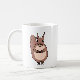 CANECA DE CAFÉ 手をぎゅっとしてただ立っているリス