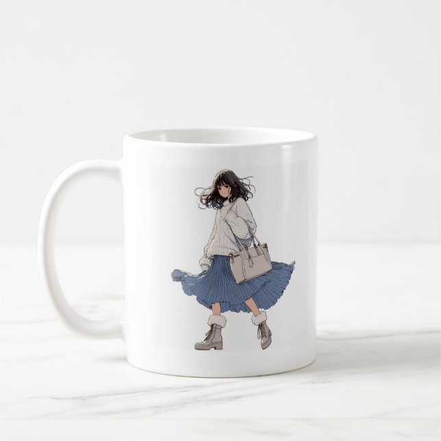Caneca De Café 月影 詩織（tsukikage shiori） (Esquerda)