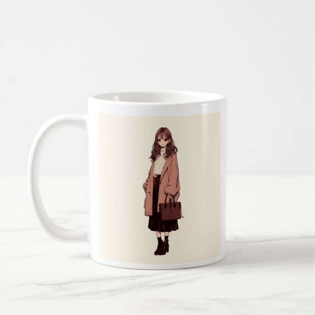 Caneca De Café 森神楽 (mori kagaura) (Esquerda)