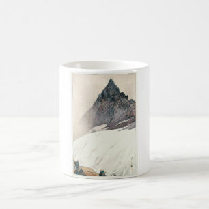 Caneca De Café 槍 ヶ 岳, Monte Yari, Hiroshi Yoshida, Woodcut