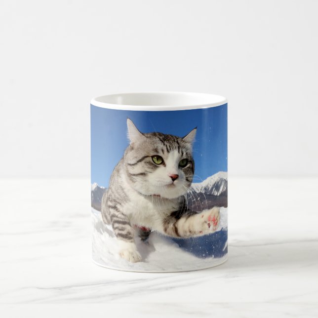 CANECA DE CAFÉ 野良猫ニャン吉【肉球全開！】 (Centro)
