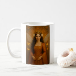 Caneca De Café 002_A fairy princess in burnt orange.