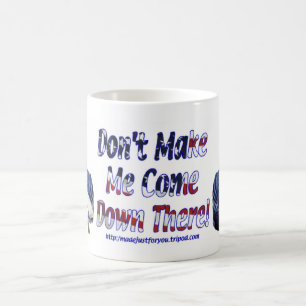 Caneca De Café #0030 Reagan não me fazem vir abaixo de lá agrid