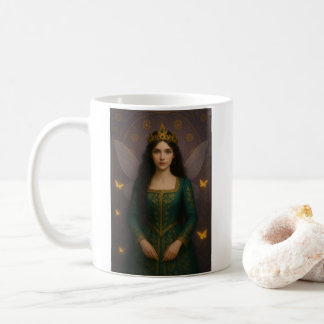 Caneca De Café 003_A fairy princess in emerald green.
