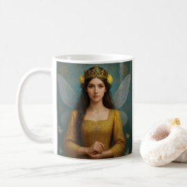 Caneca De Café 007_A fairy princess in golden yellow.