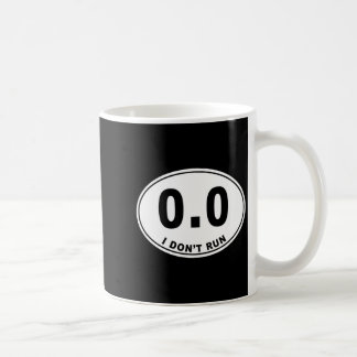 Caneca De Café 0.0 Eu Não Corro 