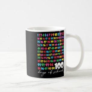 Caneca De Café 100º Dia De Aula Professor Crianças 100 Dias Matem