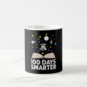 Caneca De Café 100º Dia De Escola 100 Dias Livros Mais Inteligent