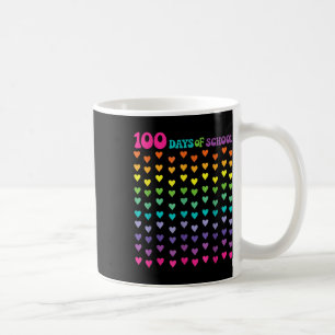 Caneca De Café 100º Dia de Professores Crianças 100 Dias de Matem