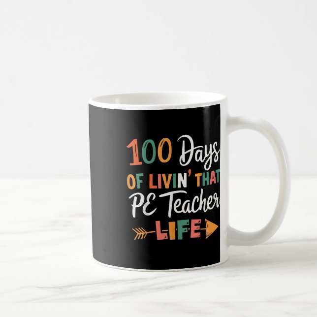 Caneca De Café 100.º Dia da Educação Física De Professores De Pe (Direita)
