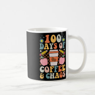 Caneca De Café 100.º Dia Da Escola 100 Dias De Café Para Professo