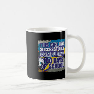 Caneca De Café 100. º dia Engraçadas Meninas e Carimbo; Estudante