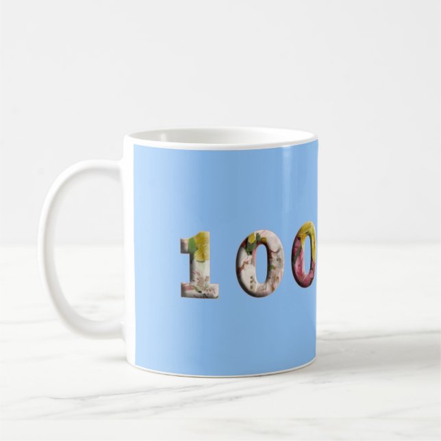 Caneca De Café 100 Anos 100 Aniversário Milestone Mug (Esquerda)