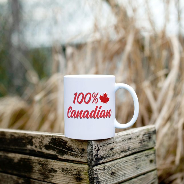 Caneca De Café 100% canadense (Criador carregado)