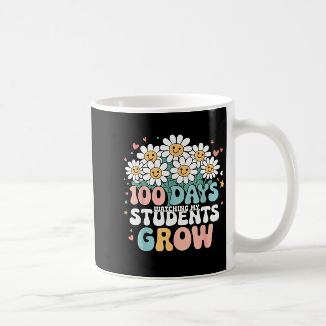 Caneca De Café 100 Day Watching My Students Grow 100 Days Of Scho (Direita)