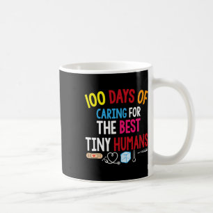 Caneca De Café 100 dias de assistência à melhor pequena escola hu