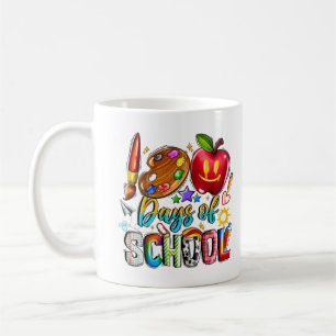 Caneca De Café 100 Dias De Auxílio A Bandas De Professores E Cria