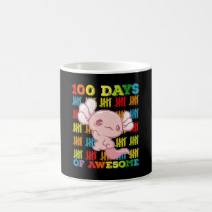 Caneca De Café 100 Dias De Axolote Incrível 100º Dia De Escola