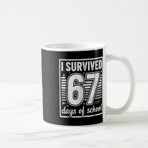 Caneca De Café 100 Dias De Caminhão Escolar 67º Dia De Escola Sei