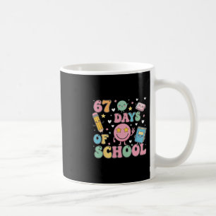 Caneca De Café 100 Dias De Caminhão Escolar 67º Dia De Escola Sei