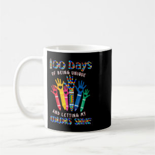 Caneca De Café 100 dias de camisa mais inteligente da escola para