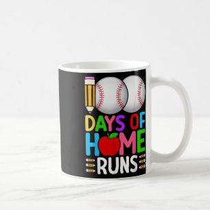 Caneca De Café 100 Dias De Casa Executa Baseball 100º Dia De