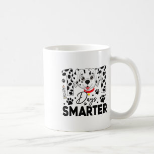 Caneca De Café 100 Dias De Crianças De Cachorro Dalmacianas Na Es