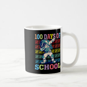 Caneca De Café 100 Dias De Crianças Escolares Que Astróam Astrona