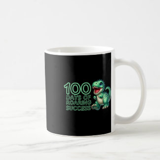 Caneca De Café 100 Dias De Dinossauro De Sucesso Em Raiva