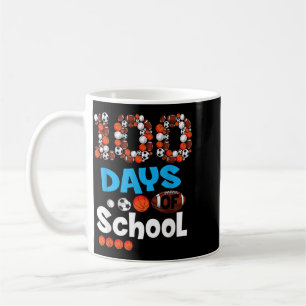 Caneca De Café 100 Dias De Escola
