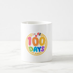 Caneca De Café 100 dias de escola