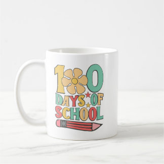 Caneca De Café 100 dias de escola