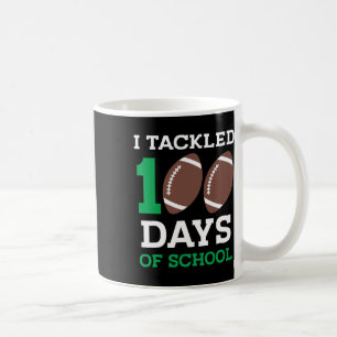 Caneca De Café 100 dias de escola 100 dias de futebol estudante