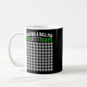 Caneca De Café 100 Dias De Escola Futebol 100º Dia De Escola Para