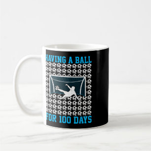 Caneca De Café 100 Dias De Escola Futebol 100º Dia De Escola Para