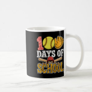 Caneca De Café 100 Dias De Escola Moleza Divertido 100º Dia Espor
