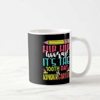 Caneca De Café 100 Dias De Escola Para Crianças Meninas Jardim De